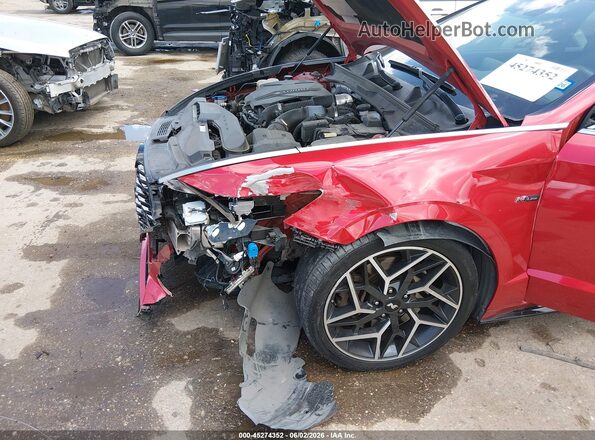 5NPEK4JC8MH126020 2021 HYUNDAI SONATA Red Widok z przodu