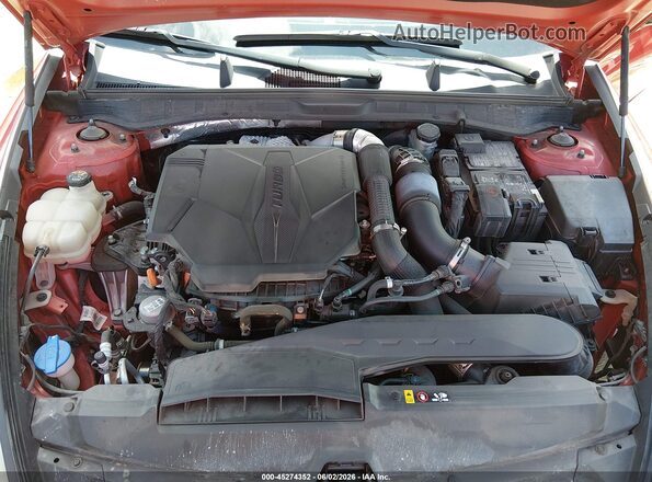 5NPEK4JC8MH126020 2021 HYUNDAI SONATA Red Widok z tyłu