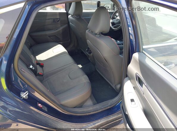 5NPEK4JCXNH146948 2022 HYUNDAI SONATA Blue VIN sticker view