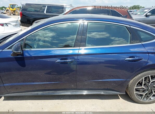 5NPEK4JCXNH146948 2022 HYUNDAI SONATA Blue 360 interior view
