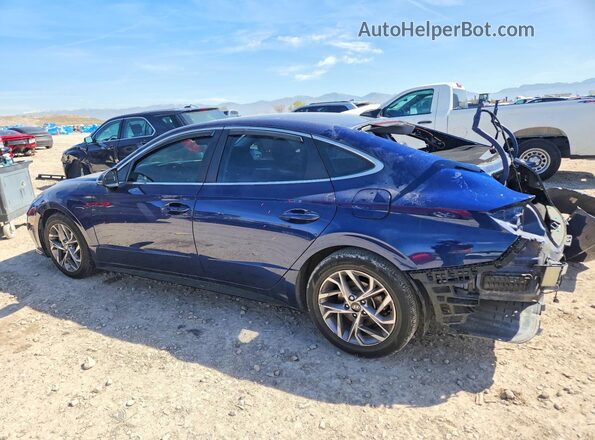 5NPEL4JA0MH097253 2021 HYUNDAI SONATA Blue Rear left