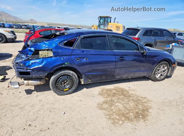 5NPEL4JA0MH097253 2021 HYUNDAI SONATA Blue Rear right