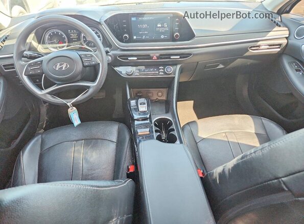 5NPEL4JA0MH097253 2021 HYUNDAI SONATA Blue Dashboard view