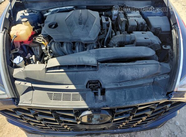 5NPEL4JA0MH097253 2021 HYUNDAI SONATA Blue Rear interior view