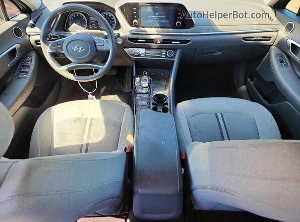 5NPEL4JA1MH099030 2021 HYUNDAI SONATA Blue წინა პანელის ხედი