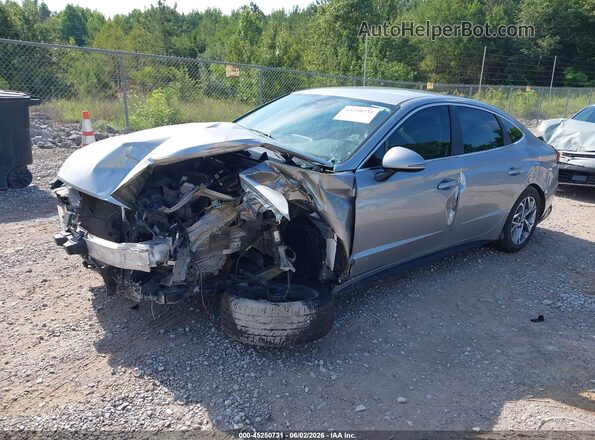 5NPEL4JA2LH034797 2020 HYUNDAI SONATA Серебряный Передняя левая четверть