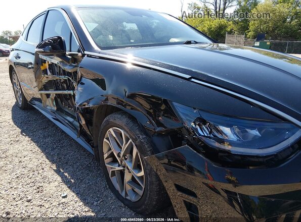 5NPEL4JA2LH052250 2020 HYUNDAI SONATA Black წინა ხედი