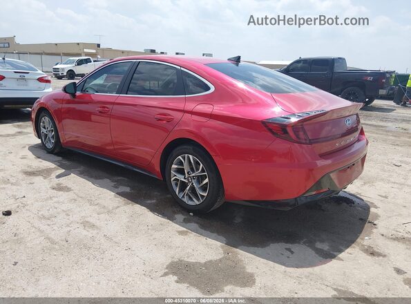 5NPEL4JA3MH090040 2021 HYUNDAI SONATA Red Trasero izquierdo