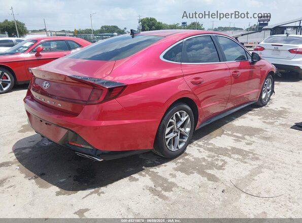 5NPEL4JA3MH090040 2021 HYUNDAI SONATA Red Trasero derecho