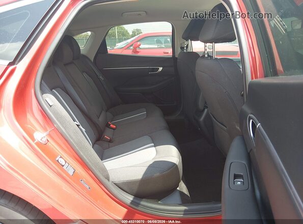 5NPEL4JA3MH090040 2021 HYUNDAI SONATA Red Vista de la etiqueta del VIN