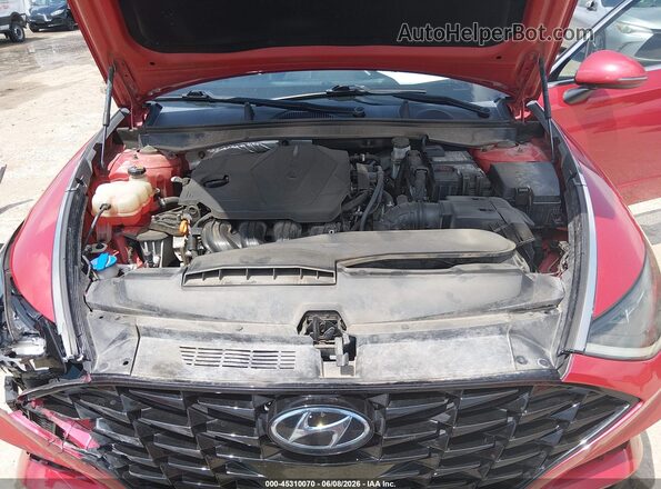 5NPEL4JA3MH090040 2021 HYUNDAI SONATA Red Vista trasera