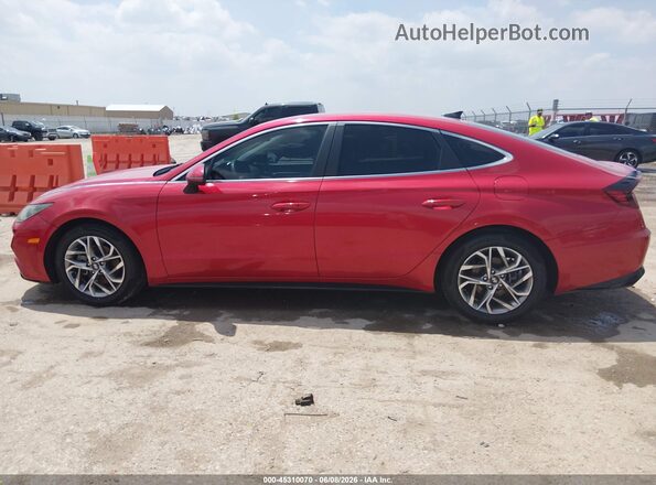 5NPEL4JA3MH090040 2021 HYUNDAI SONATA Red Vista interior de 360 grados