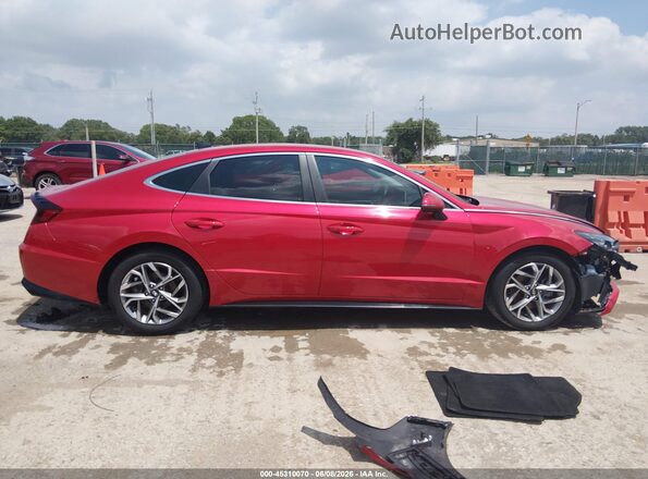 5NPEL4JA3MH090040 2021 HYUNDAI SONATA Red Vista interior trasera