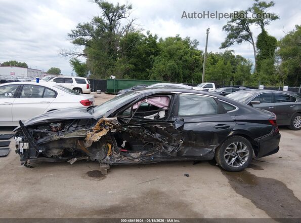 5NPEL4JA4MH093965 2021 HYUNDAI SONATA Gray Панорамний вид салону 360°