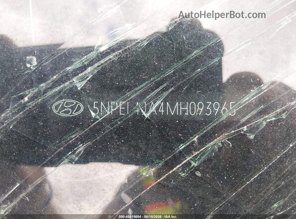 5NPEL4JA4MH093965 2021 HYUNDAI SONATA Gray Вид підкапотного простору