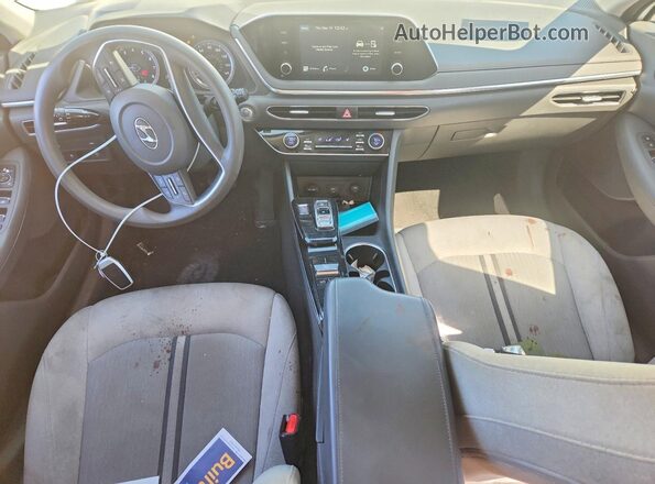 5NPEL4JA4MH095313 2021 HYUNDAI SONATA White Dashboard view