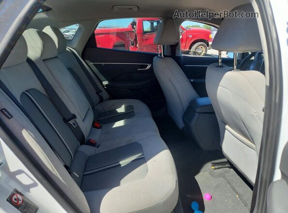5NPEL4JA4MH095313 2021 HYUNDAI SONATA White Rear seats view