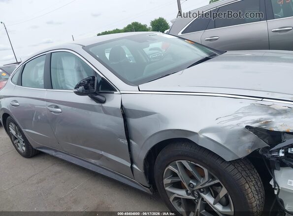 5NPEL4JA5LH030971 2020 HYUNDAI SONATA Gray უკანა სალონის ხედი