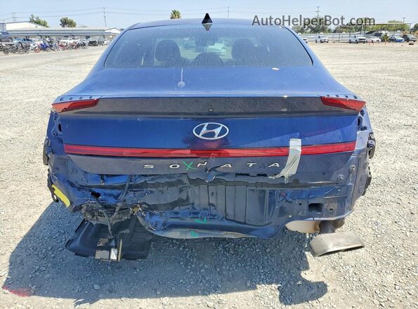 5NPEL4JA5LH047317 2020 HYUNDAI SONATA Blue Հետևի տեսք