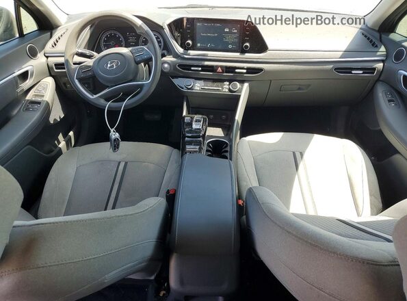 5NPEL4JA5LH047317 2020 HYUNDAI SONATA Blue Առջևի վահանակի տեսք