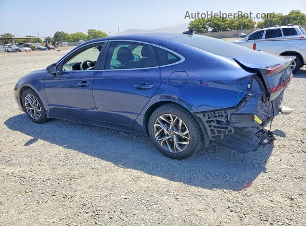 5NPEL4JA5LH047317 2020 HYUNDAI SONATA Blue Հետևի ձախ