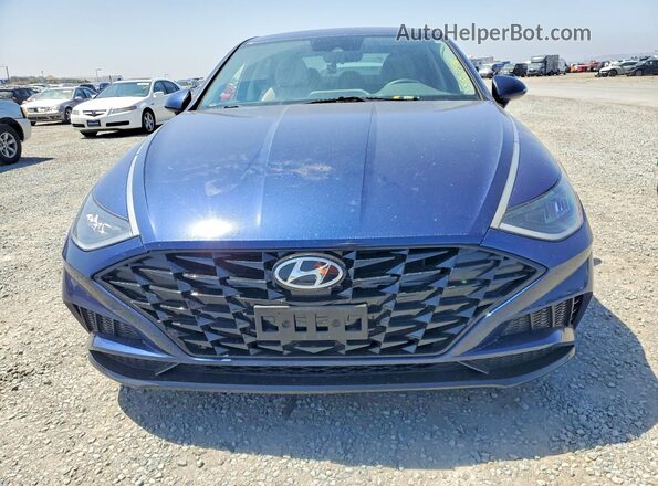 5NPEL4JA5LH047317 2020 HYUNDAI SONATA Blue Դիմացի տեսք