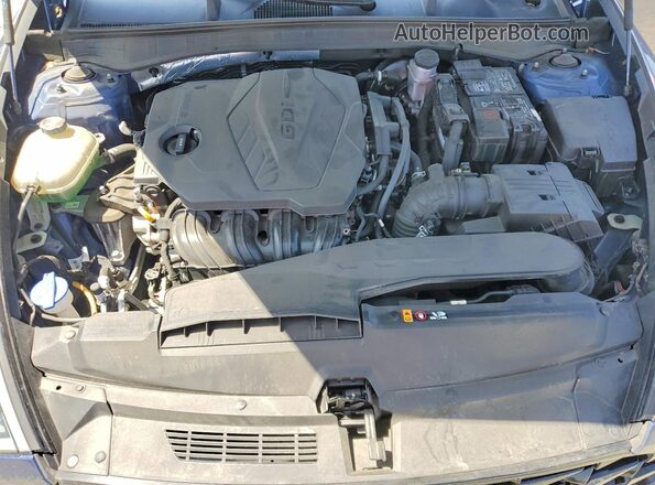 5NPEL4JA5LH047317 2020 HYUNDAI SONATA Blue Սալոնի հետևի տեսք