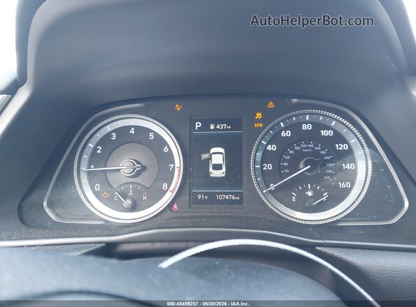 5NPEL4JA5MH068945 2021 HYUNDAI SONATA Silver Հետևի նստատեղերի տեսք
