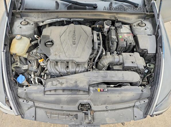 5NPEL4JA6LH018246 2020 HYUNDAI SONATA Gray Widok wnętrza z tyłu