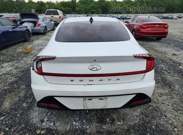 5NPEL4JA6MH083552 2021 HYUNDAI SONATA White Rear view