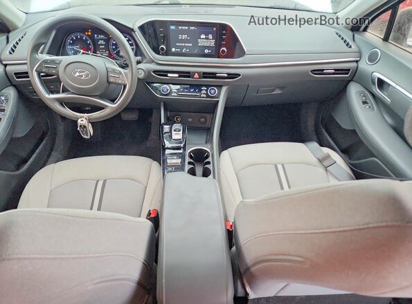 5NPEL4JA6MH083552 2021 HYUNDAI SONATA White Dashboard view