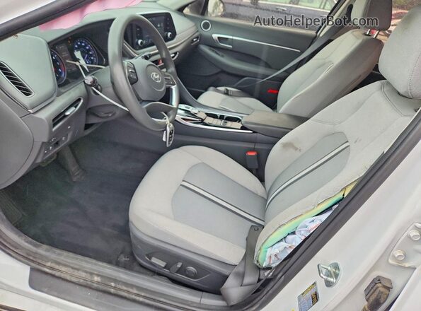5NPEL4JA6MH083552 2021 HYUNDAI SONATA White Front interior view