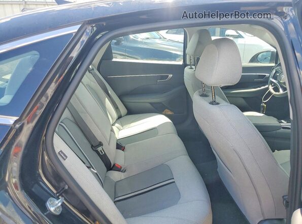 5NPEL4JA8LH007751 2020 HYUNDAI SONATA Black Հետևի նստատեղերի տեսք
