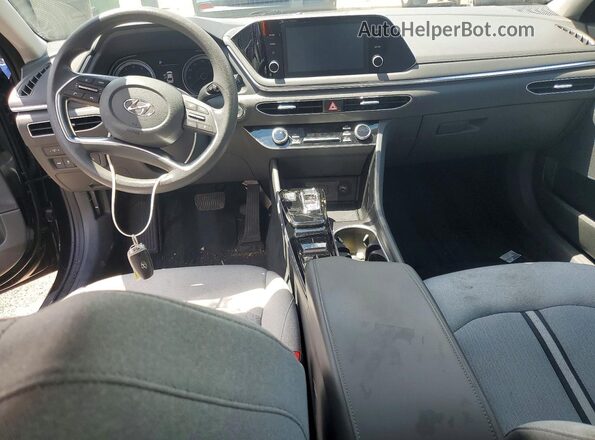5NPEL4JA8LH007751 2020 HYUNDAI SONATA Black Առջևի վահանակի տեսք