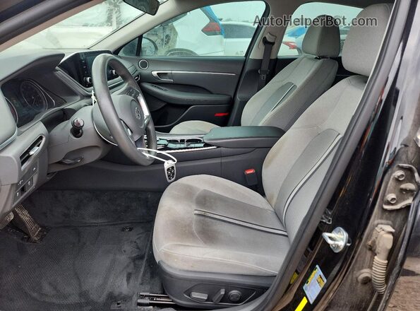 5NPEL4JA9MH069211 2021 HYUNDAI SONATA Black წინა სალონის ხედი