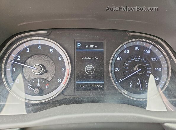 5NPEL4JA9MH069211 2021 HYUNDAI SONATA Black ხელსაწყოთა პანელის ხედი