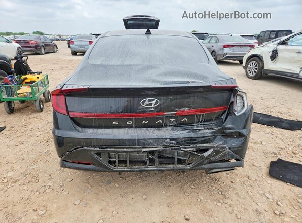 5NPEL4JA9MH069211 2021 HYUNDAI SONATA Black უკანა ხედი