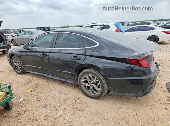5NPEL4JA9MH069211 2021 HYUNDAI SONATA Black უკანა მარცხენა