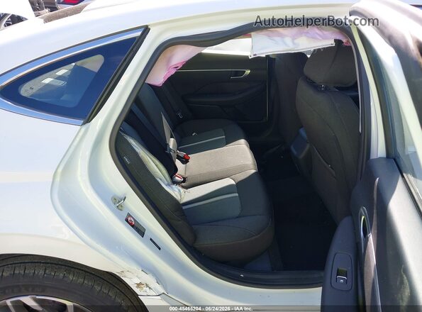 5NPEL4JAXMH085210 2021 HYUNDAI SONATA White VIN կոդի պիտակի տեսք