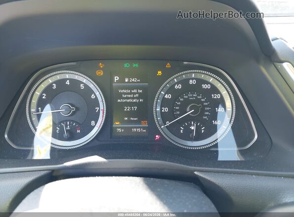 5NPEL4JAXMH085210 2021 HYUNDAI SONATA White Հետևի նստատեղերի տեսք