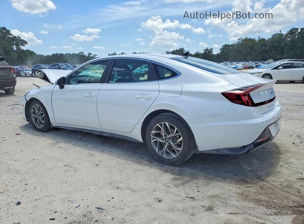 5NPEL4JAXMH110381 2021 HYUNDAI SONATA White Հետևի ձախ