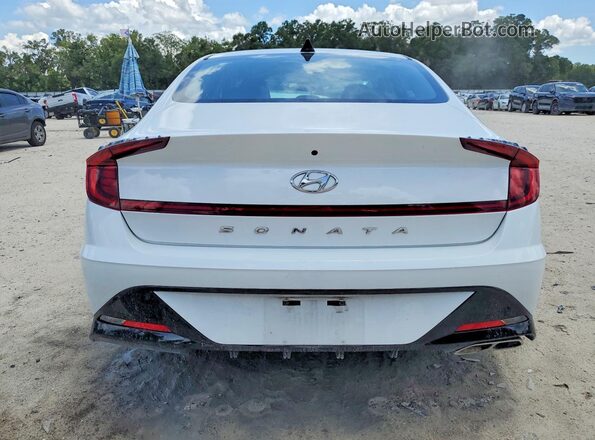 5NPEL4JAXMH110381 2021 HYUNDAI SONATA White Հետևի տեսք