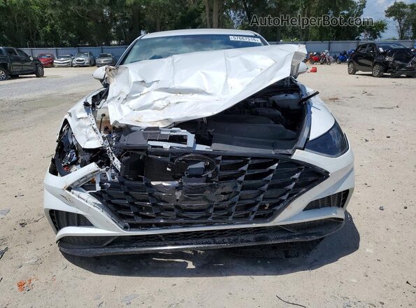5NPEL4JAXMH110381 2021 HYUNDAI SONATA White Դիմացի տեսք