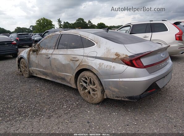 5NPEL4JAXMH112728 2021 HYUNDAI SONATA Silver Rear left