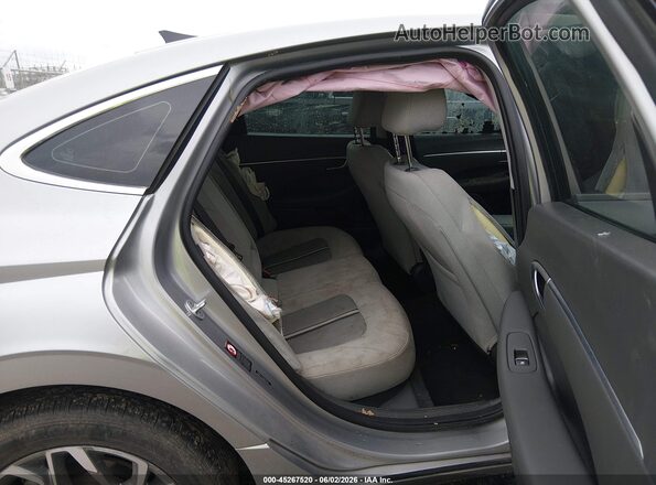 5NPEL4JAXMH112728 2021 HYUNDAI SONATA Silver VIN sticker view