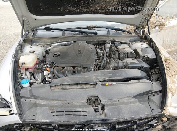 5NPEL4JAXMH112728 2021 HYUNDAI SONATA Silver Rear view
