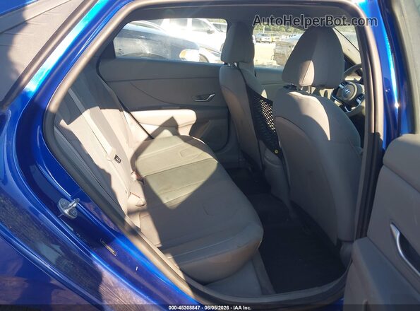 5NPLL4AG0MH030339 2021 HYUNDAI ELANTRA Blue Vista de la etiqueta del VIN