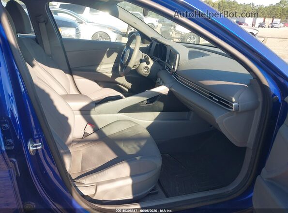 5NPLL4AG0MH030339 2021 HYUNDAI ELANTRA Blue Vista interior delantera
