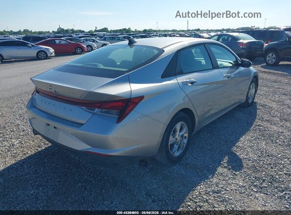 5NPLL4AG0MH047223 2021 HYUNDAI ELANTRA Silver უკანა მარჯვენა