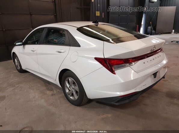 5NPLL4AG0MH049571 2021 HYUNDAI ELANTRA White Задня ліва чверть